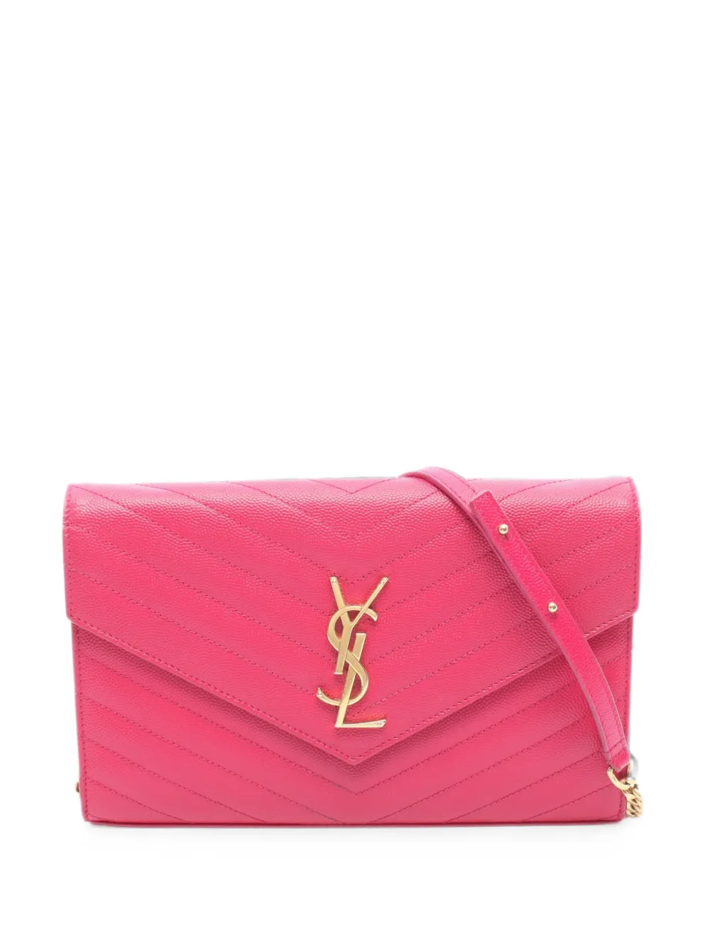 Saint Laurent Pre-Owned 2000s Cassandre Envelope cross body bag - Rosa