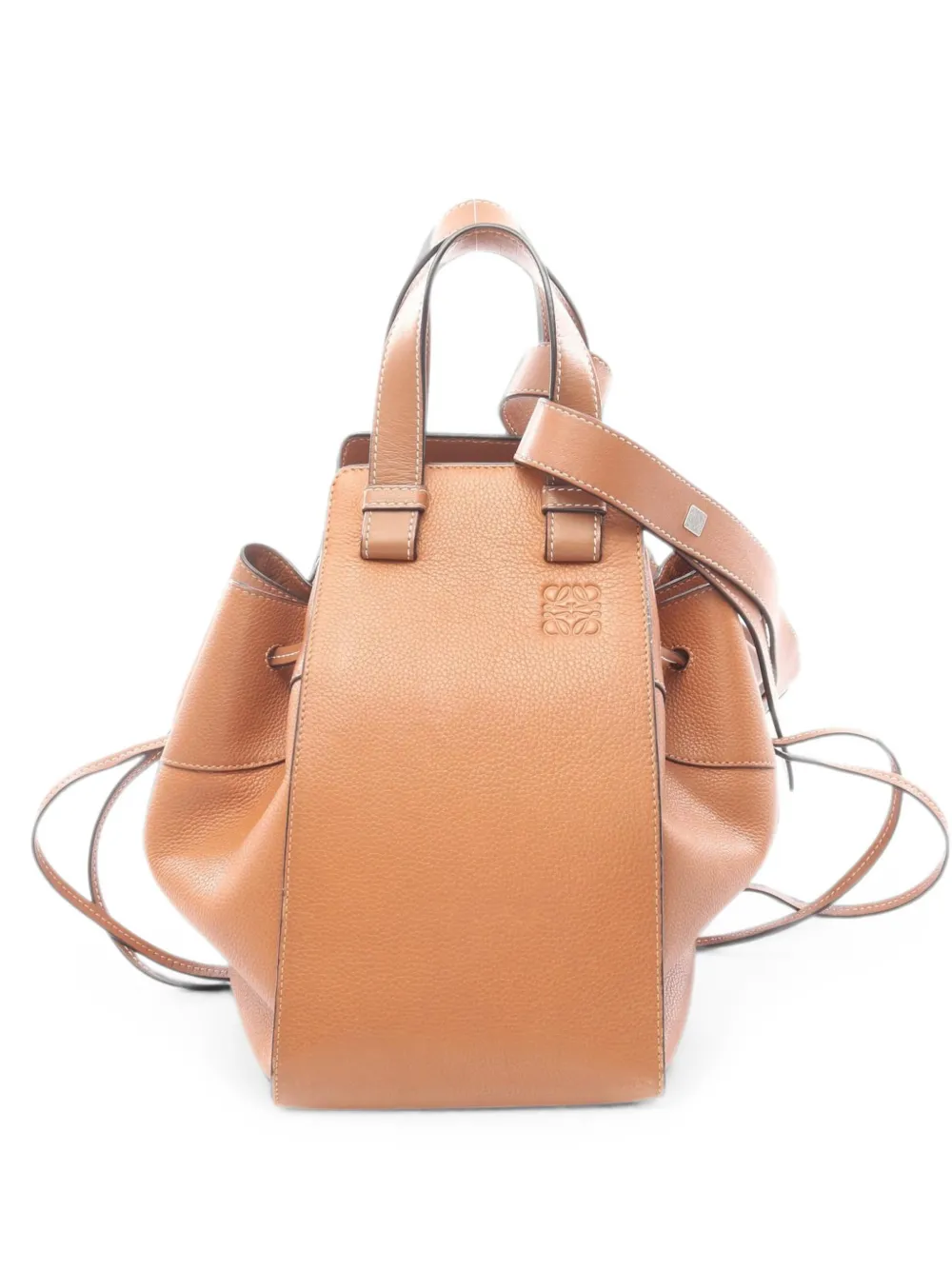 Loewe Pre-Owned 2000s medium Hammock bucket bag - Toni neutri