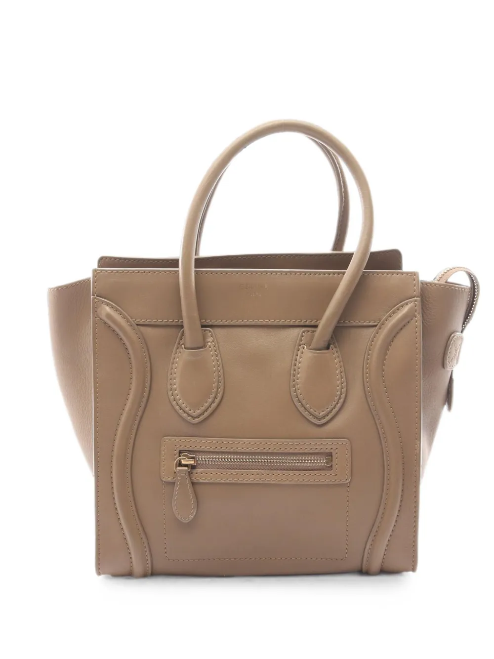 Celine Pre-Owned 2000s micro Luggage tote bag - Brown