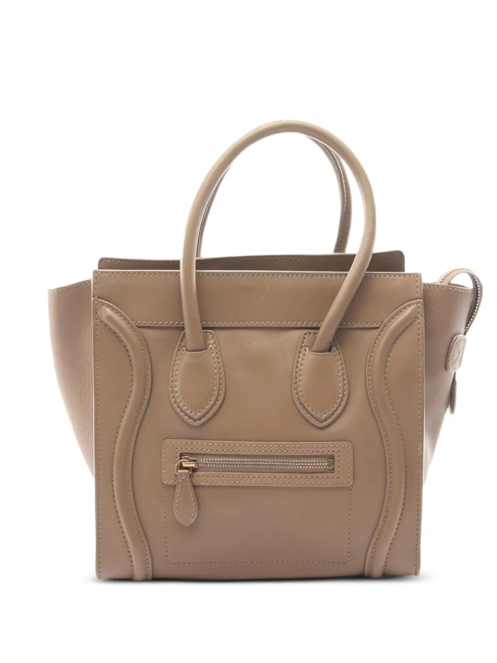 Celine Pre-Owned 2000s micro Luggage tote bag - Brown