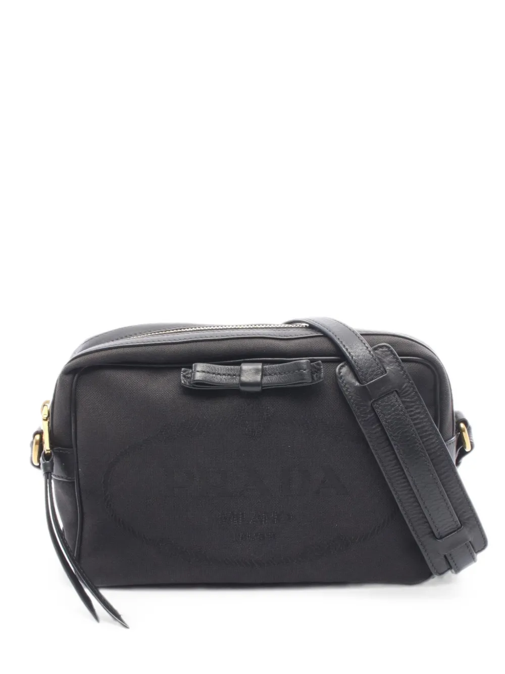 Prada Pre-Owned 2000s Tessuto Soft Calf crossbody bag - Nero