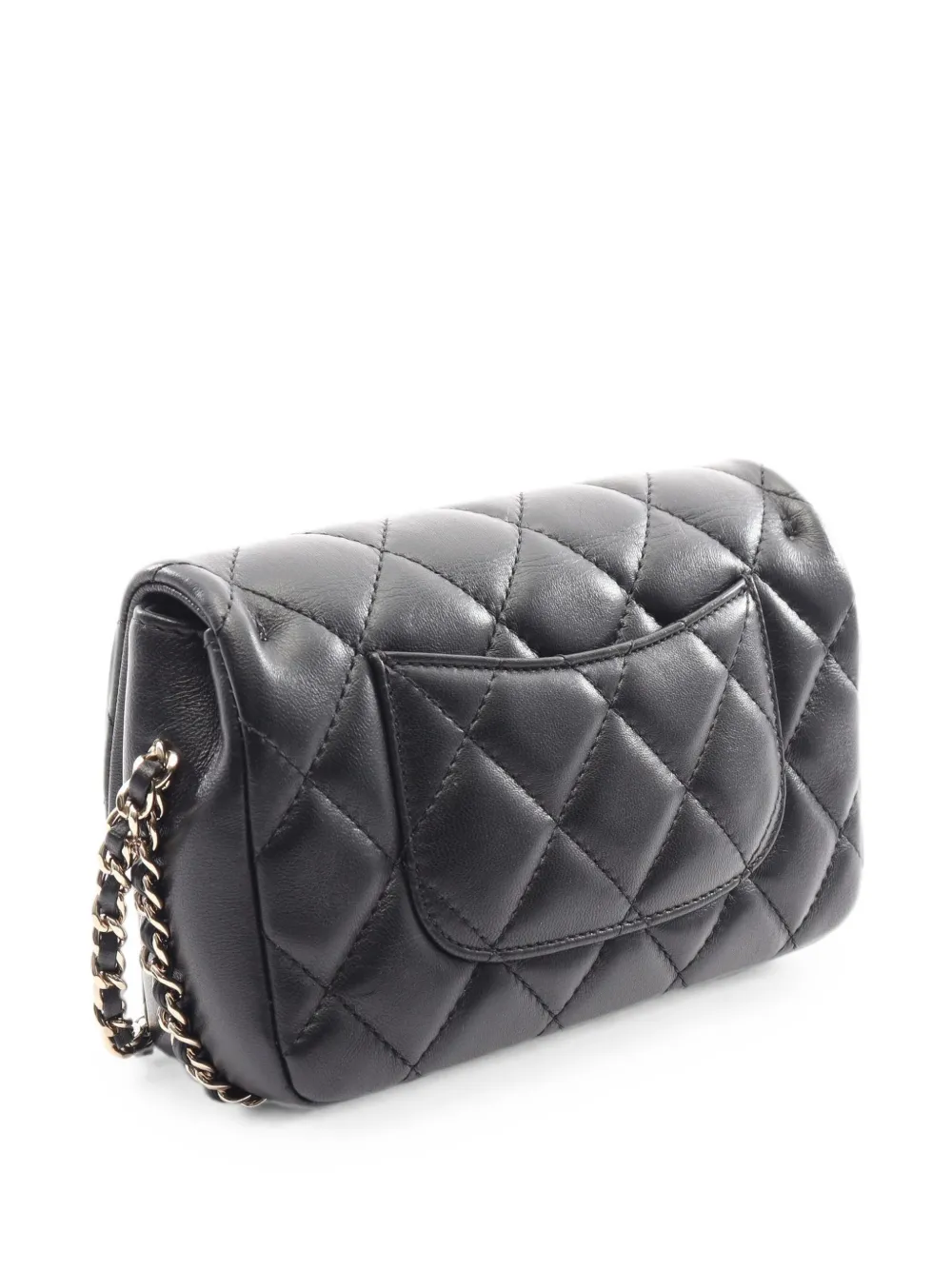 CHANEL Pre-Owned 2019 small Flap quilted crossbody bag - Nero