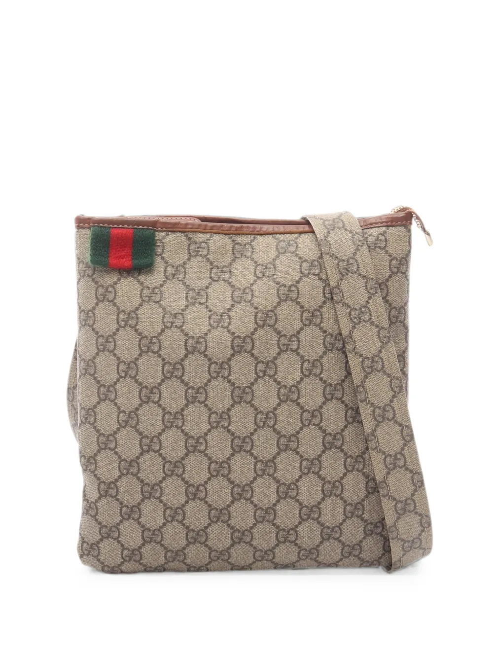 Gucci Pre-Owned 2000s GG Supreme Web shoulder bag - Toni neutri