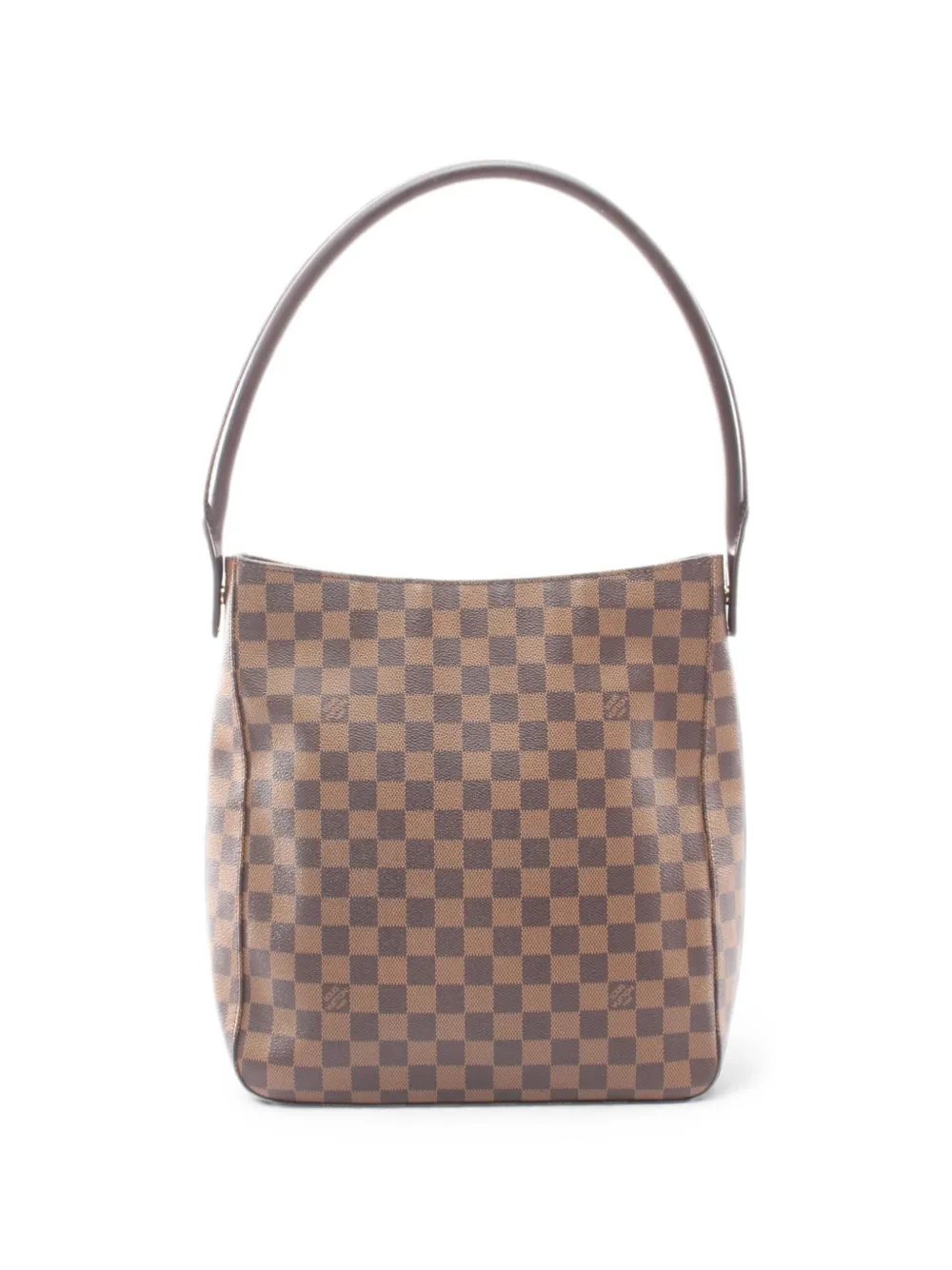 Louis Vuitton Pre-Owned 2001 Damier Ebene Looping GM shoulder bag - Marrone