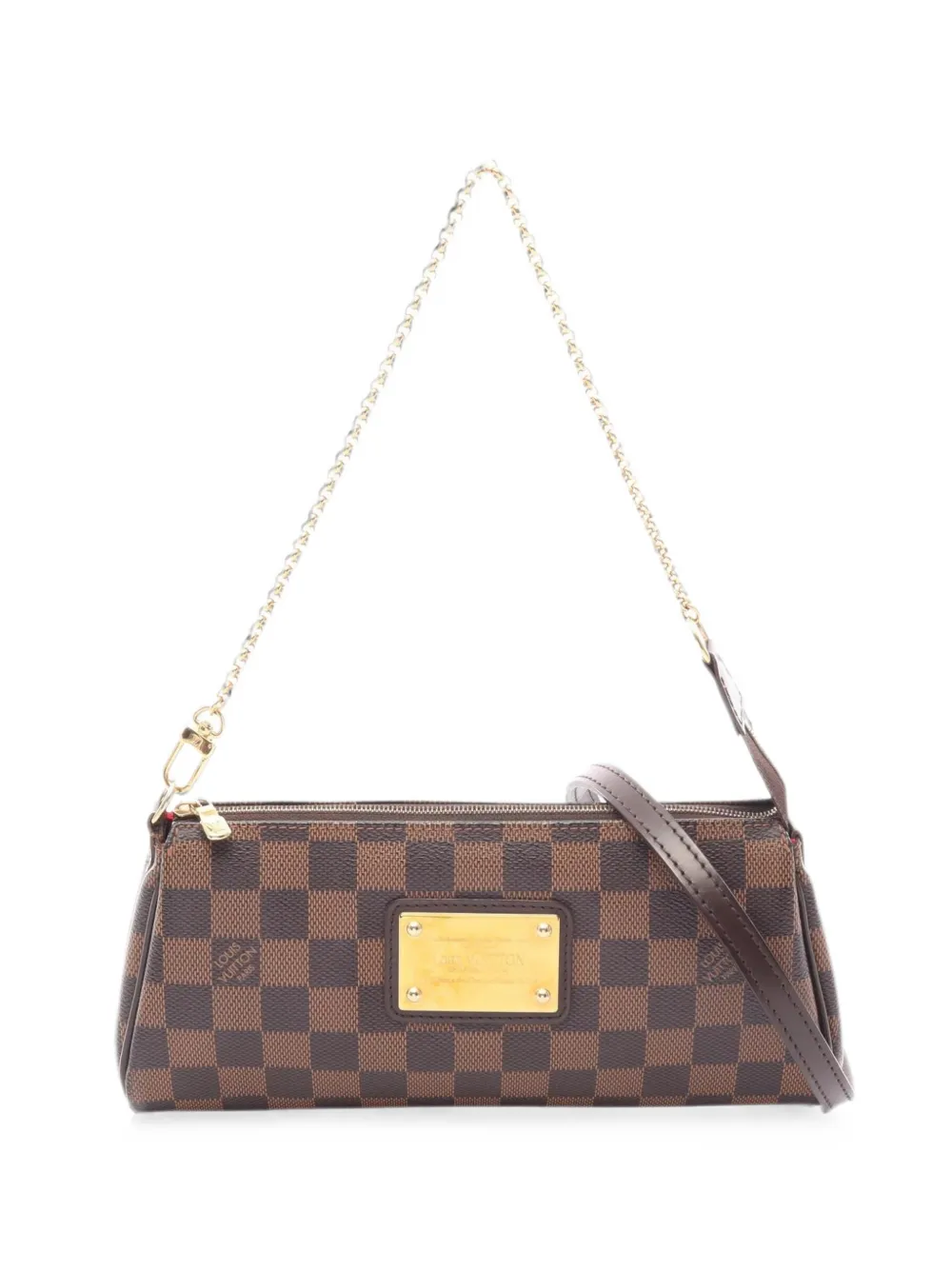 Louis Vuitton Pre-Owned 2013 Eva Damier ebene shoulder bag - Marrone