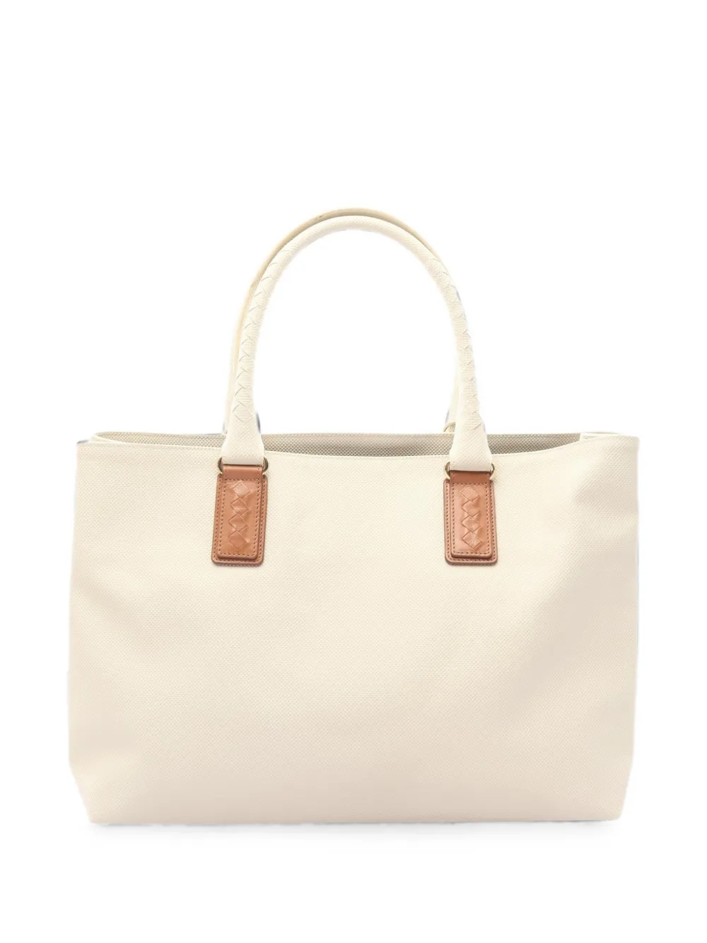 Bottega Veneta Pre-Owned 2000s Marco Polo Intreccio Jet tote bag - Weiß