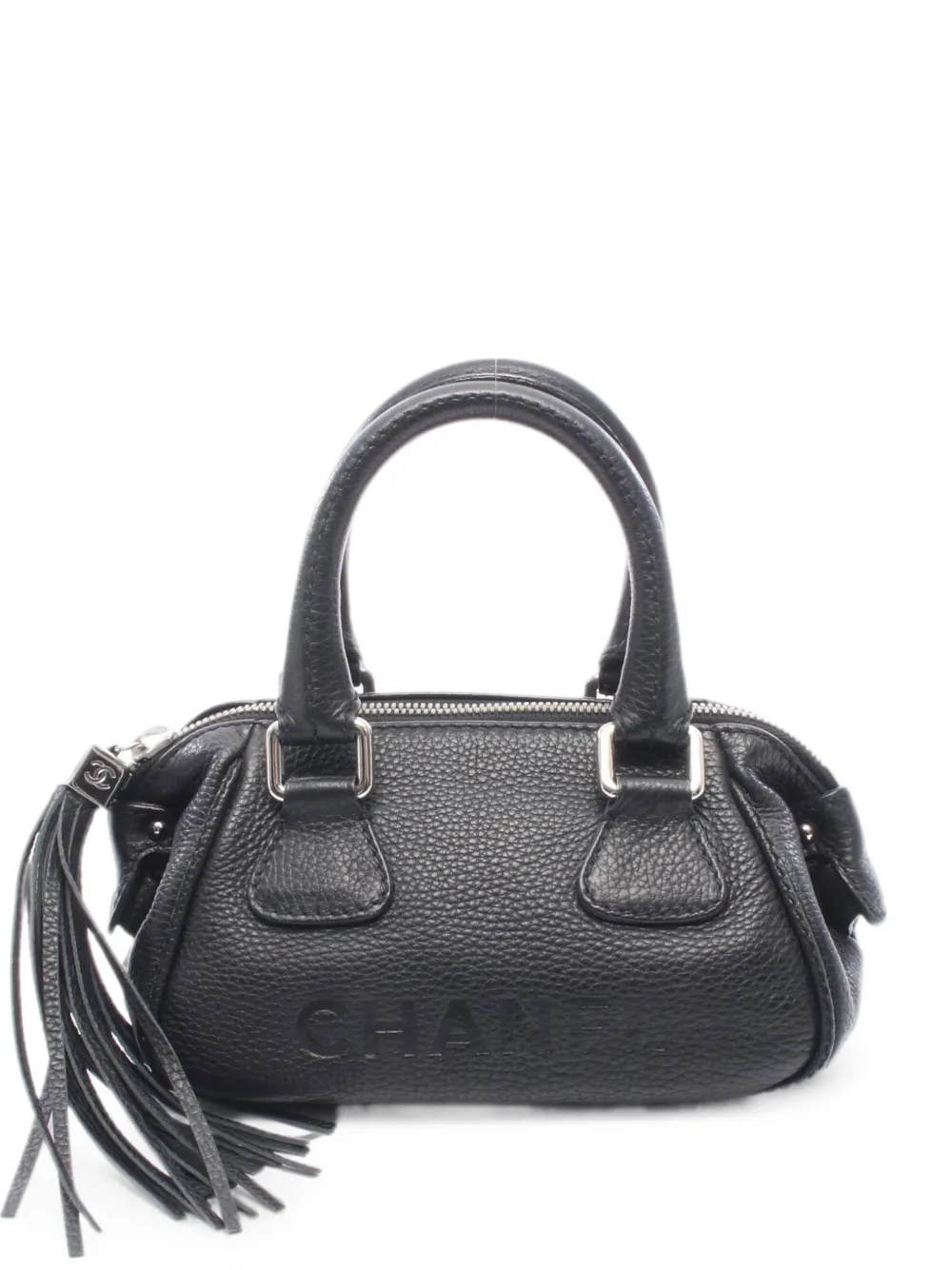 CHANEL Pre-Owned 2003-2004 CC tassel shoulder bag - Nero