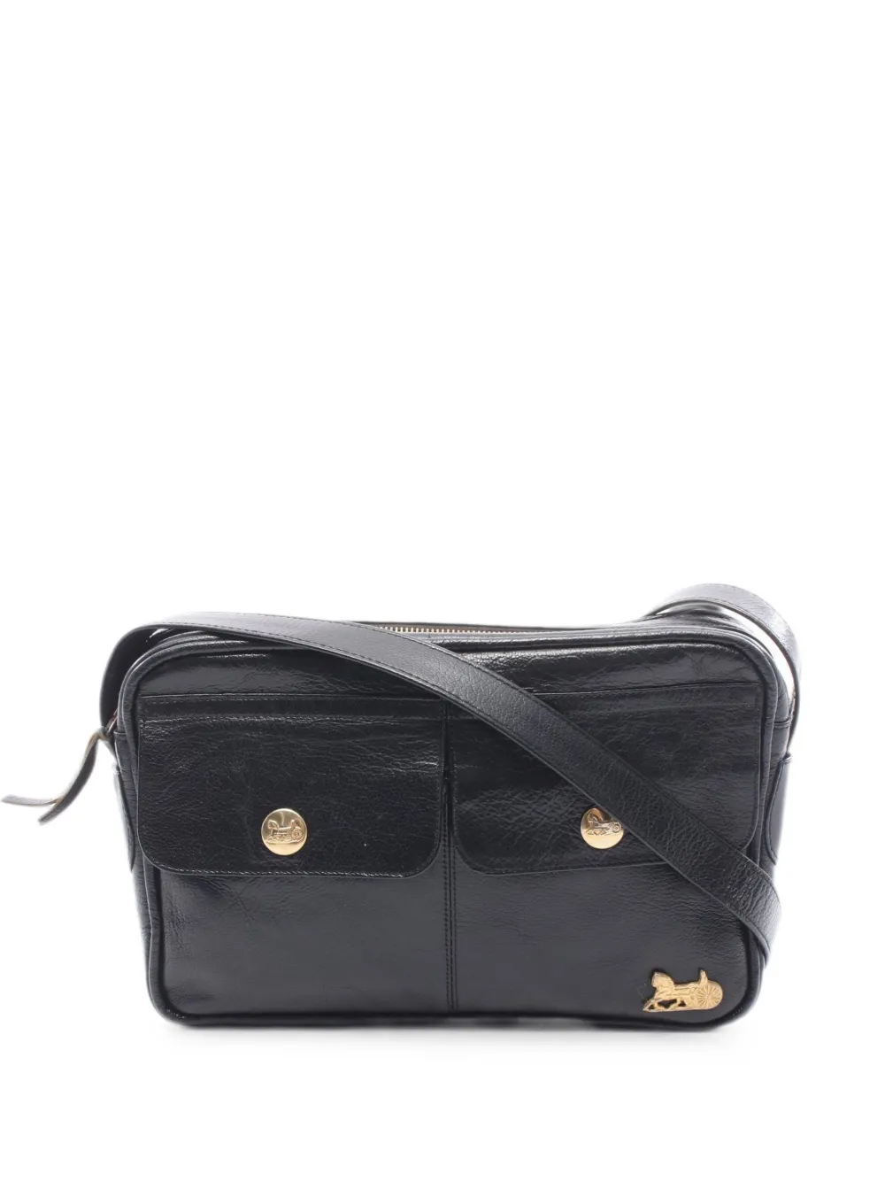 Celine Pre-Owned 2000s carriage cross body bag - Nero