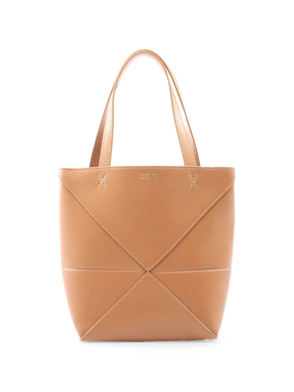 Loewe Pre-Owned 2010s mini Puzzle Fold tote bag - Marrone