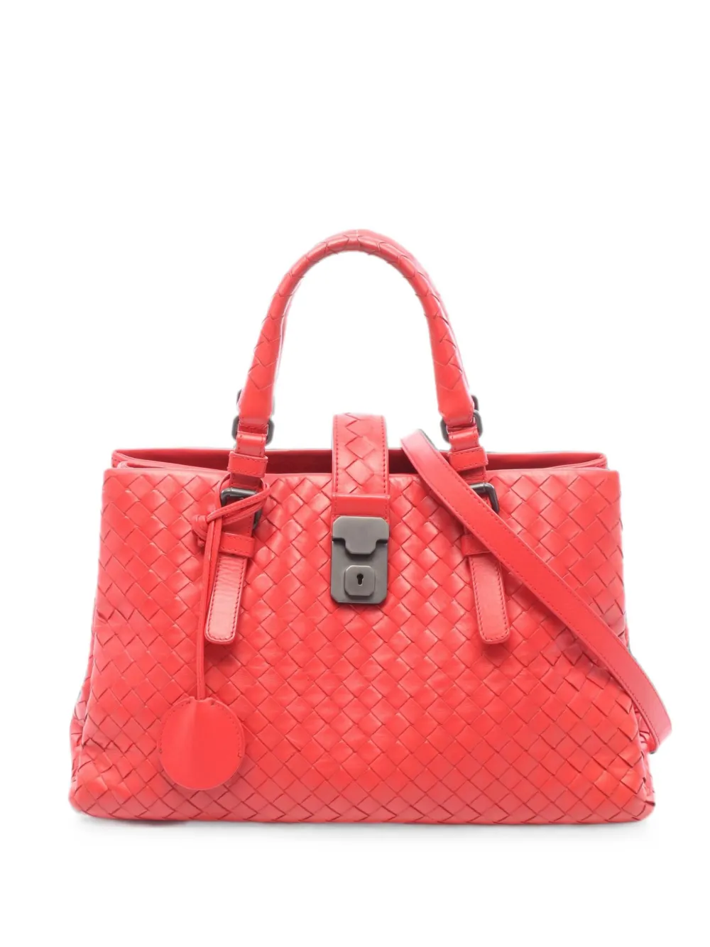 Bottega Veneta Pre-Owned 2010s Intrecciato leather tote bag - Rosso