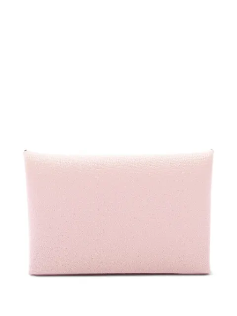 Hermès Pre-Owned leather Calvi coin purse