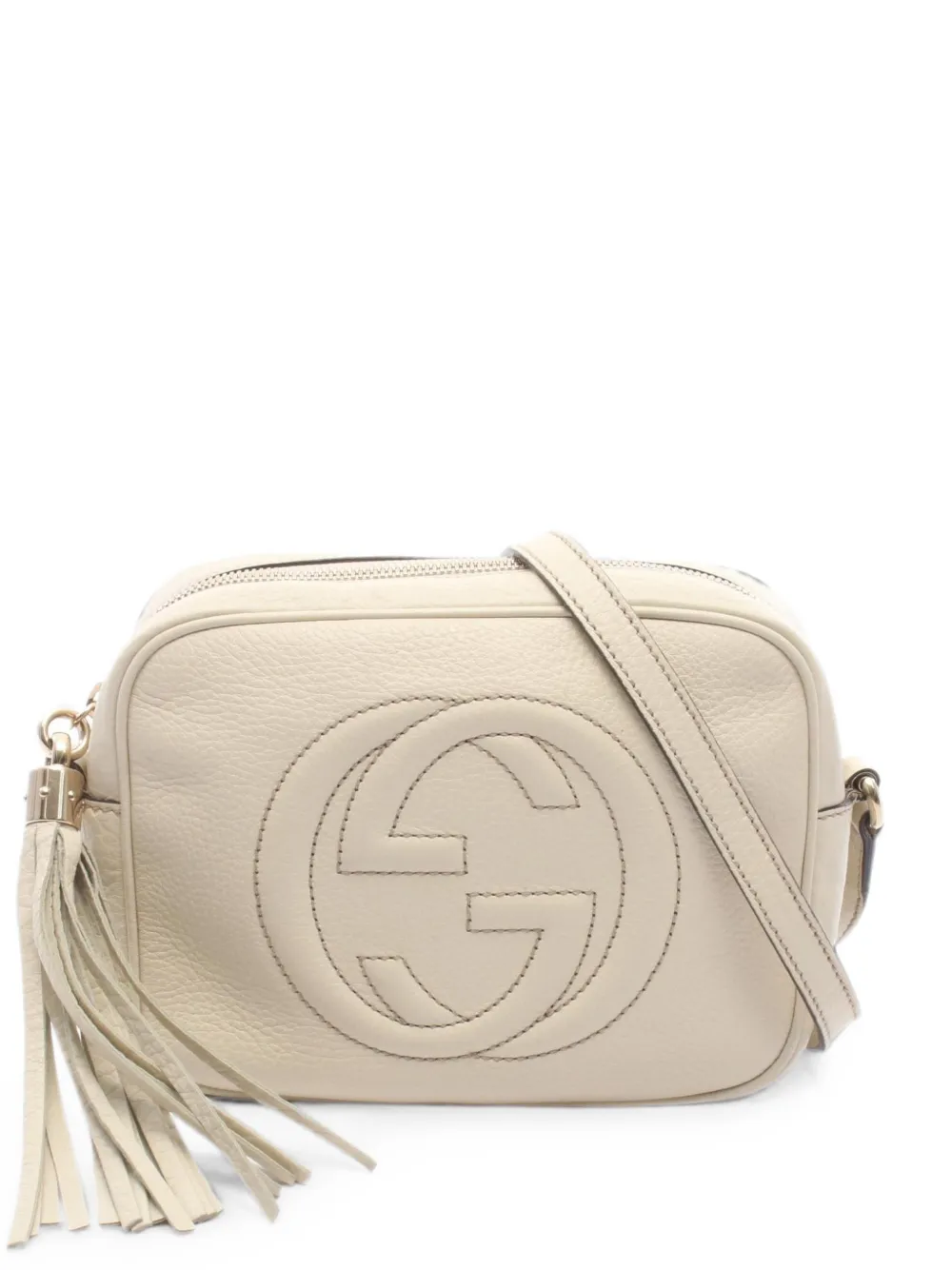 Gucci Pre-Owned 2000s Soho Interlocking G mini shoulder bag - Toni neutri