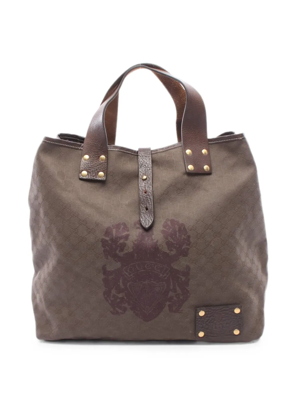 Gucci Pre-Owned 2000s large GG canvas tote bag - Brown