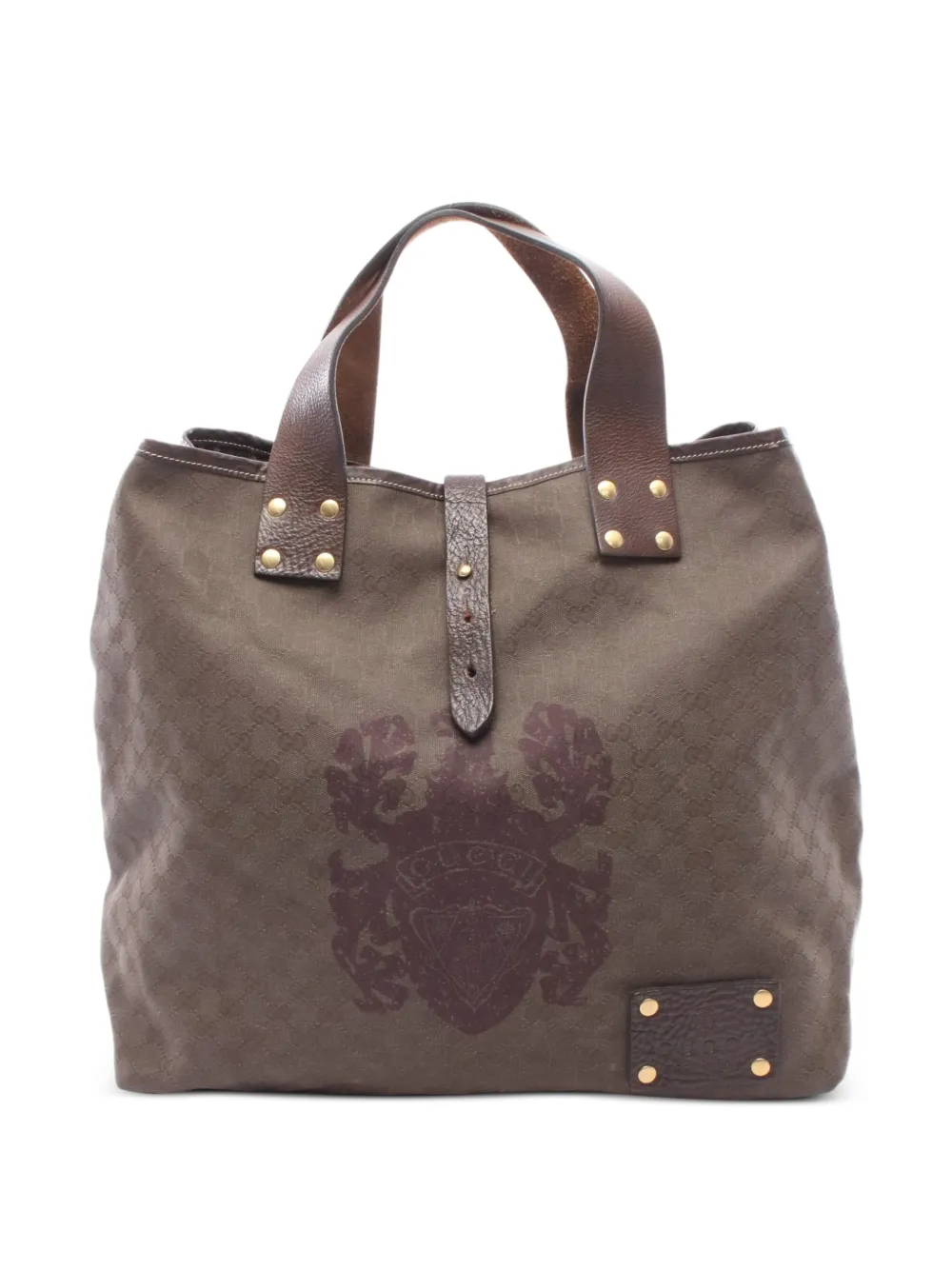 Gucci Pre-Owned 2000s large GG canvas tote bag - Marrone