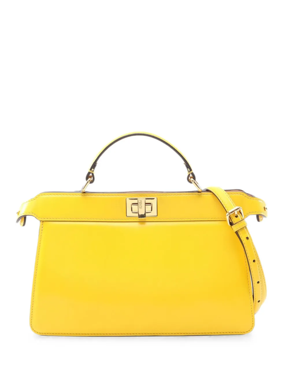 Fendi Pre-Owned 2000s Peekaboo ISeeU East-West handbag - Giallo