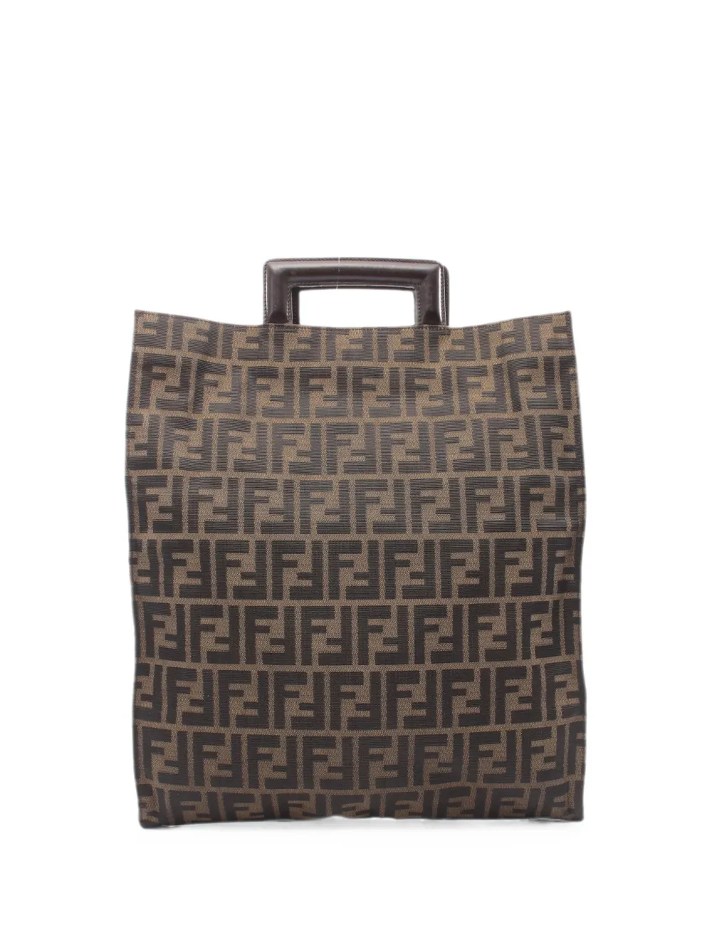 Fendi Pre-Owned 2000s Zucca pattern tote bag - Marrone