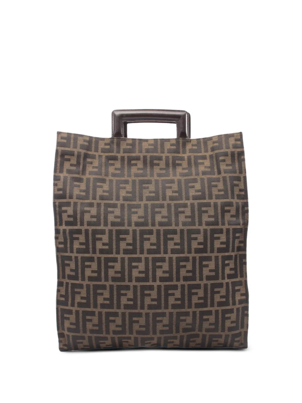 Fendi Pre-Owned 2000s Zucca pattern tote bag - Brown