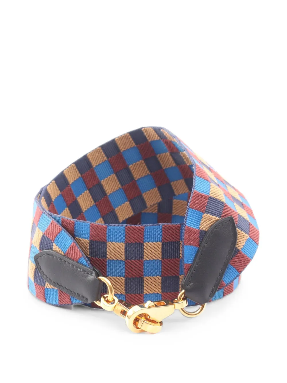 Hermès Pre-Owned 2021 Sangle Maxi Quadrille bag strap - Blu