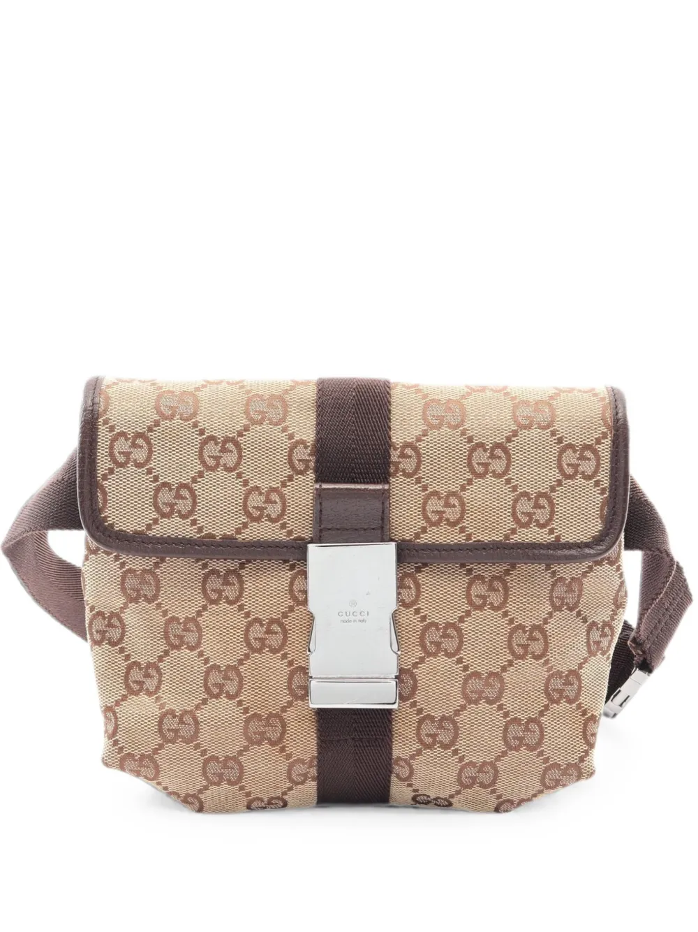 Gucci Pre-Owned 2000s GG canvas belt bag - Toni neutri