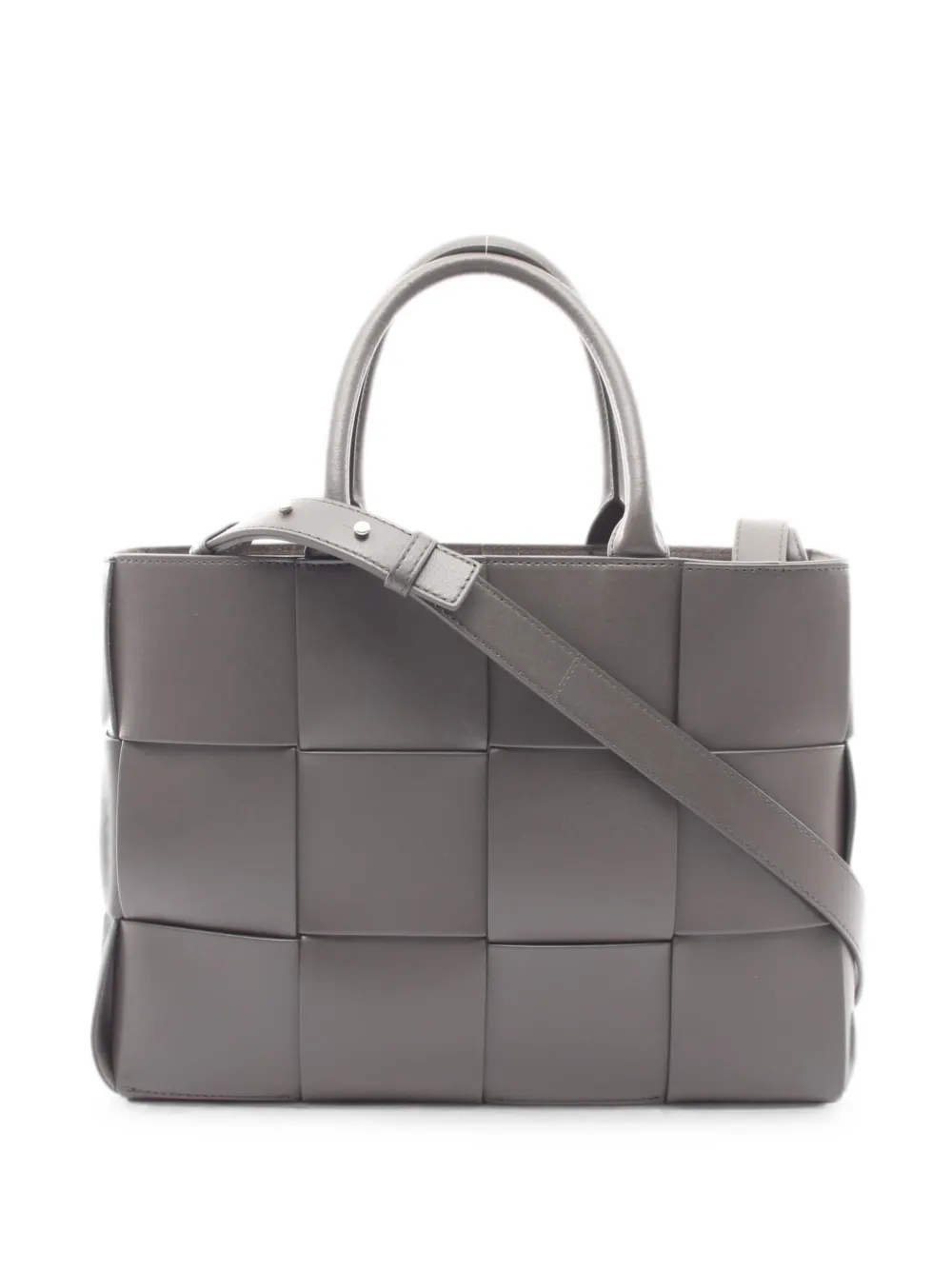Bottega Veneta Pre-Owned 2010s small Arco Intrecciato two-way handbag - Grau