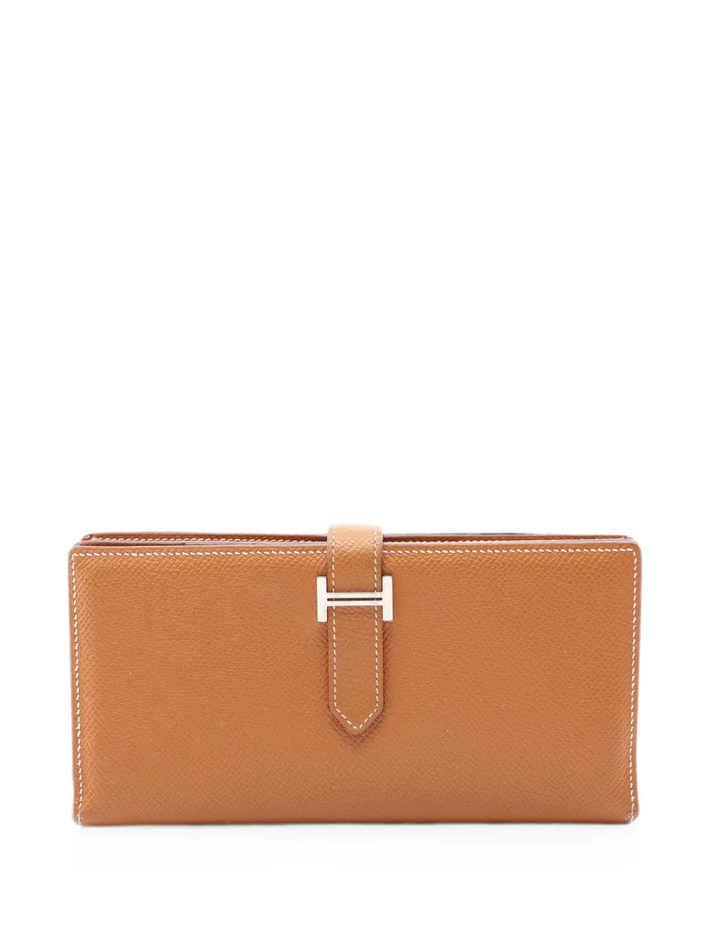 Hermès Pre-Owned 2016 Bearn leather wallet - Marrone