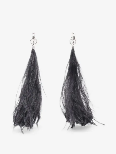 Jil Sander Pre-Owned 2010s feather earrings