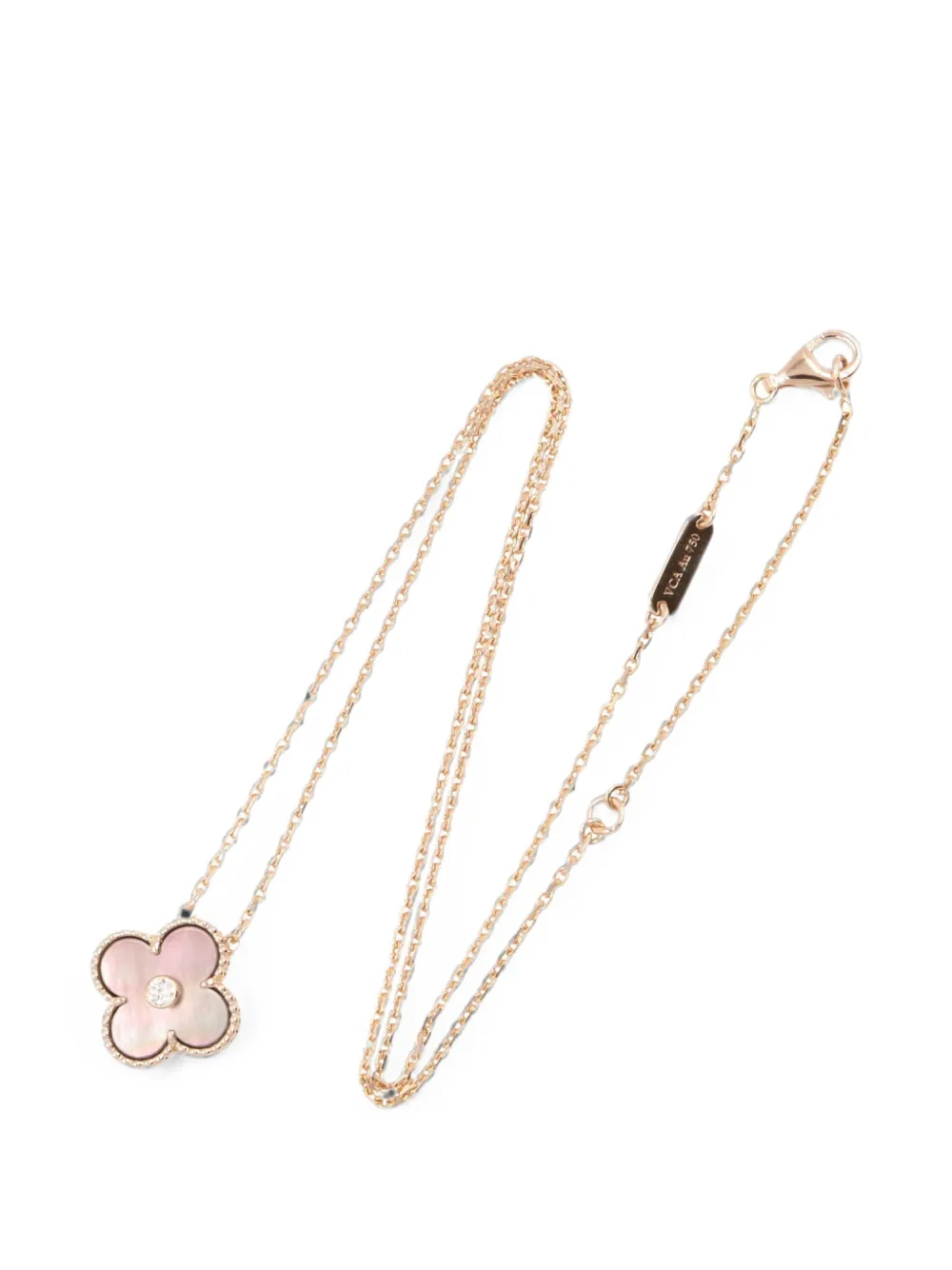 Van Cleef & Arpels Pre-Owned 2010s Alhambra necklace - Rosa