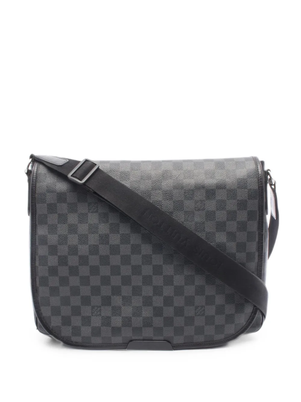 Louis Vuitton Pre-Owned 2008 GM Daniel Damier Graphite messenger bag - Nero