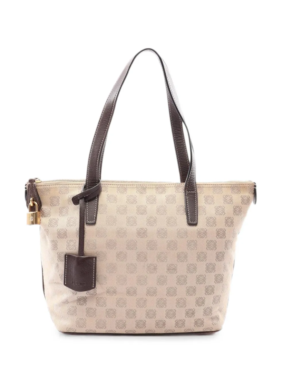 Loewe Pre-Owned 2000s Anagram monogram tote bag - Toni neutri