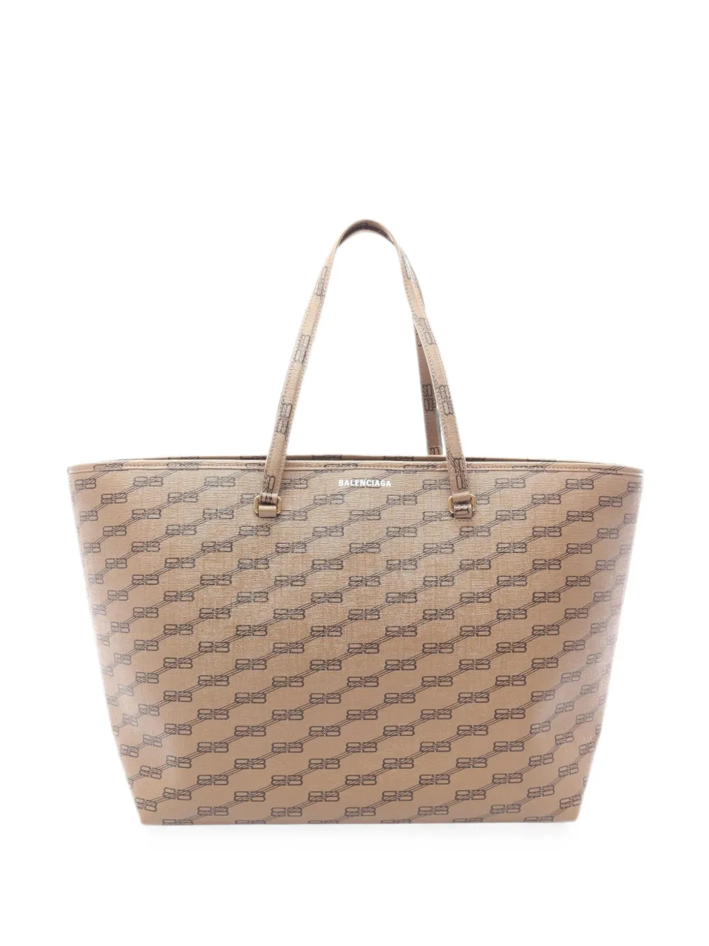 Balenciaga Pre-Owned 2010s BB-monogram tote bag - Toni neutri