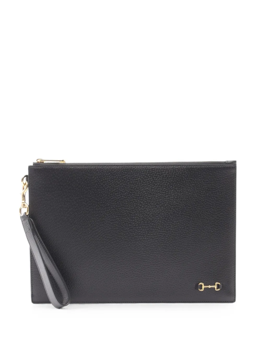 Gucci Pre-Owned 2010s Horsebit clutch bag - Nero