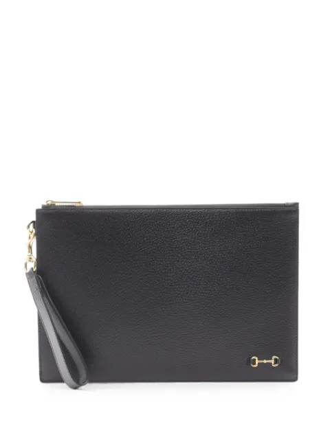 Gucci Pre-Owned 2010s Horsebit clutch bag