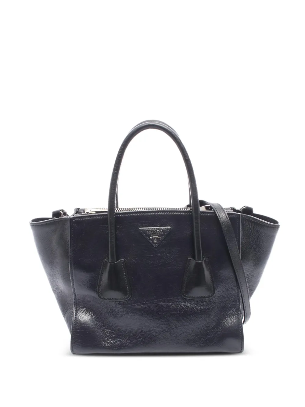 Prada Pre-Owned 2000s Glace Calf leather tote bag - Black