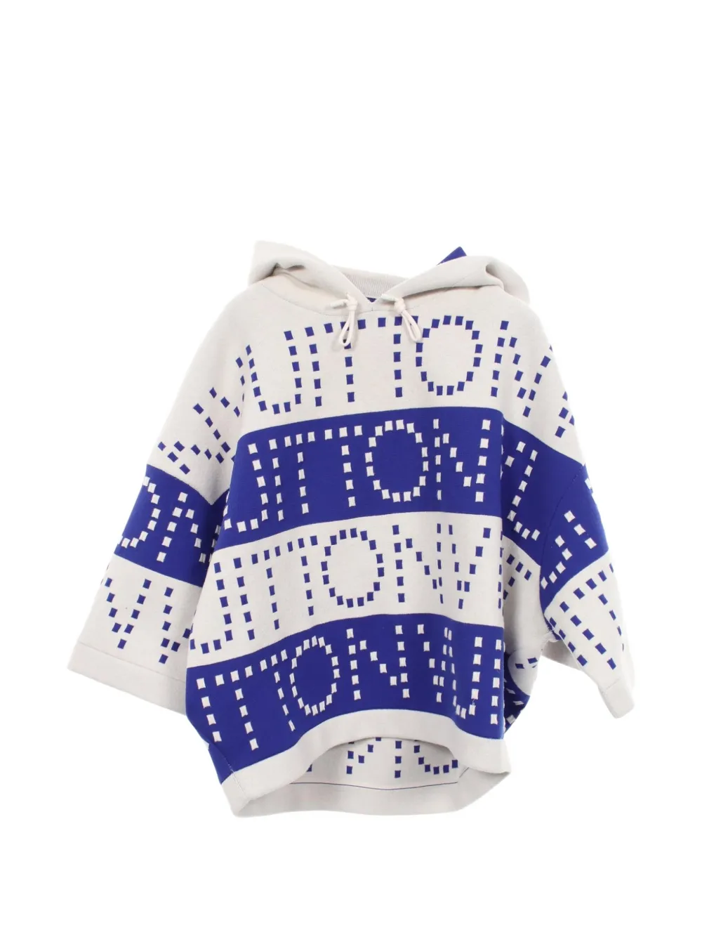 Louis Vuitton Pre-Owned 2010s chunky-stripe hoodie - Bianco