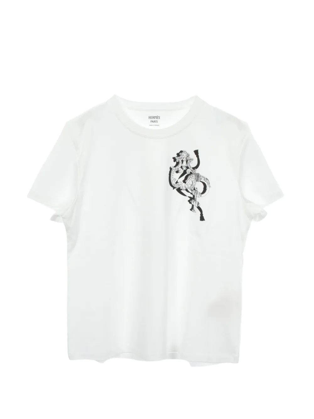 Hermès Pre-Owned 2020 printed crew-neck T-shirt - Weiß