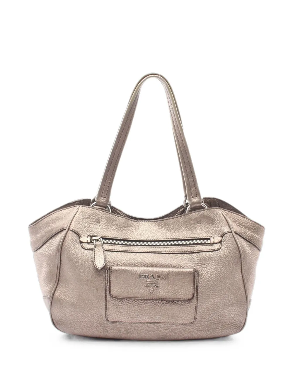 Prada Pre-Owned 2000s Vitello Daino shoulder bag - Toni neutri