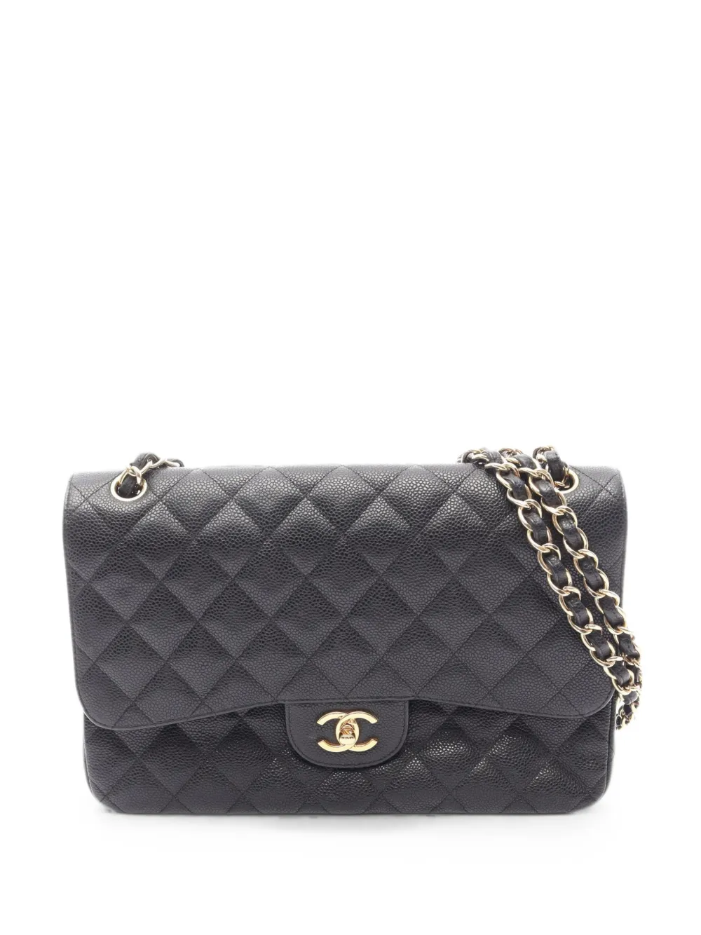 CHANEL Pre-Owned 2012-2013 large Double Flap shoulder bag - Nero