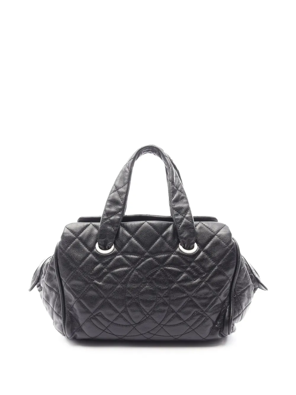 CHANEL Pre-Owned 2006-2008 Matelassé shoulder bag - Black