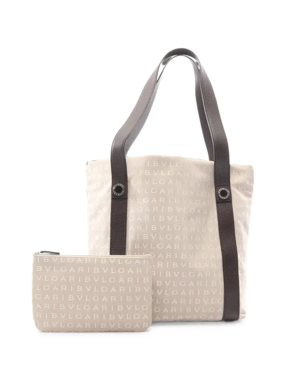 Bvlgari Pre-Owned 2000s Logomania tote bag - Neutrals