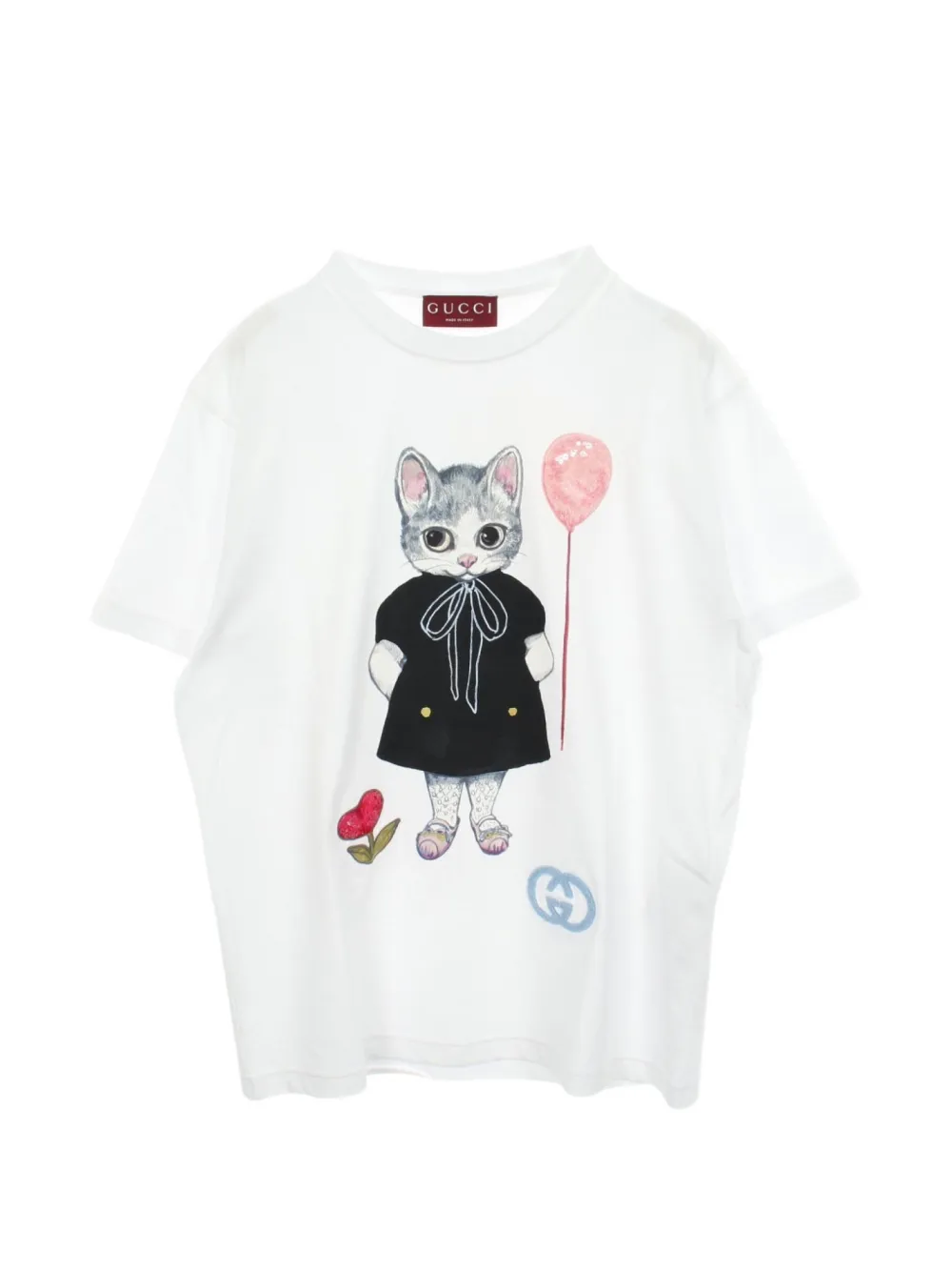 Gucci Pre-Owned × Yuko Higuchi 2010s crew-neck T-shirt - Bianco