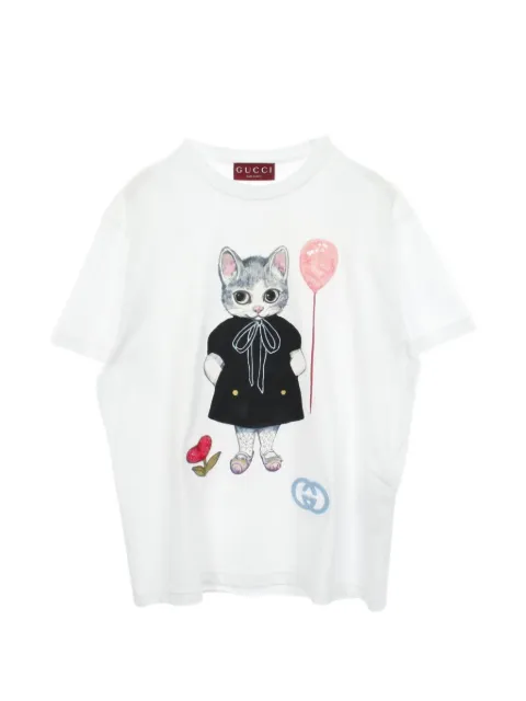 Gucci Pre-Owned × Yuko Higuchi 2010s crew-neck T-shirt