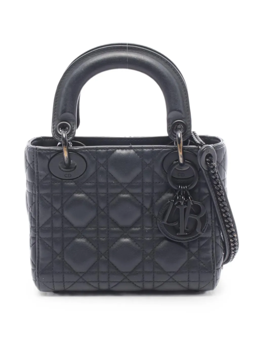 Christian Dior Pre-Owned 2000s mini Lady Dior two-way handbag - Nero