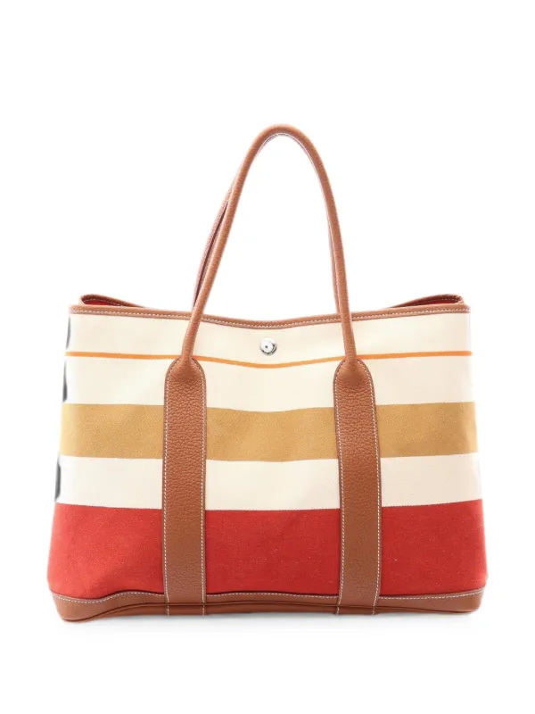 Hermès Pre-owned 2013 Garden Party PM Tote Bag in Neutrals