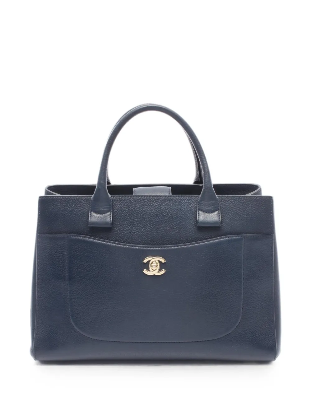 CHANEL Pre-Owned 2017-2018 Neo Executive leather tote bag - Blu