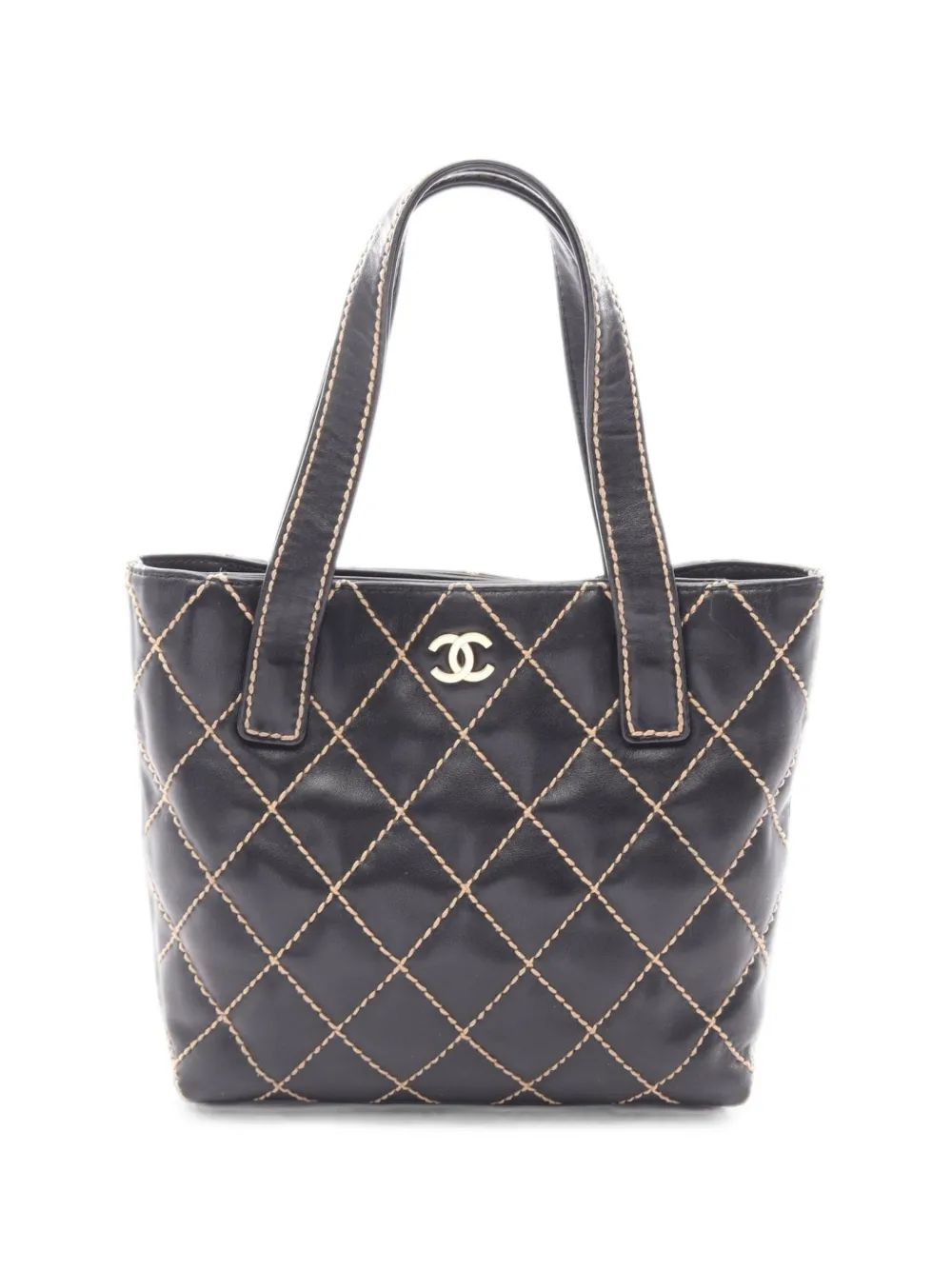 CHANEL Pre-Owned 2003-2004 Wild Stitch tote bag - Schwarz