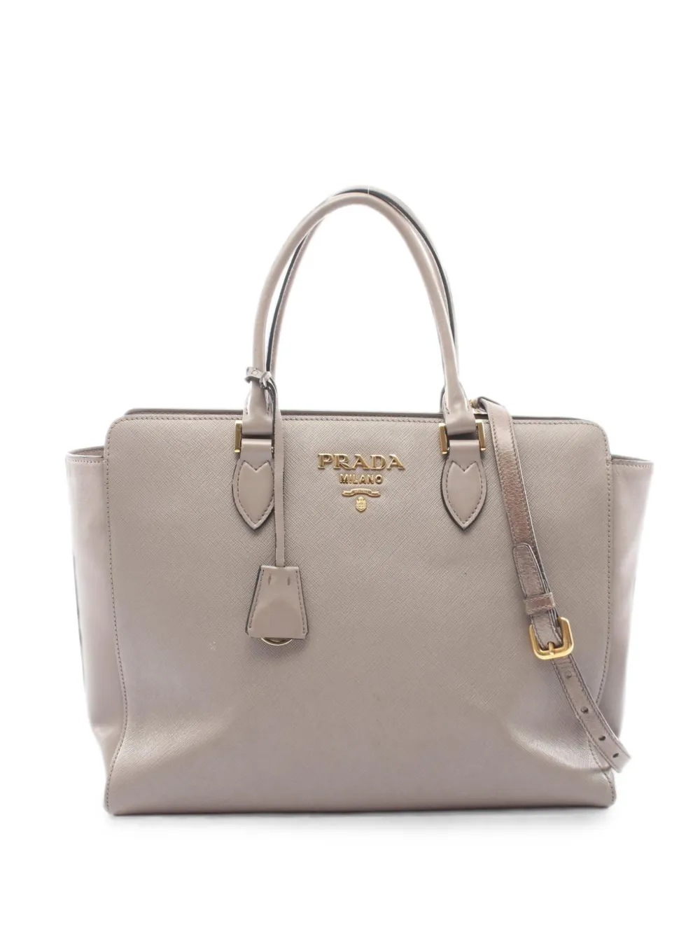 Prada Pre-Owned 2000s Saffiano leather handbag - Toni neutri