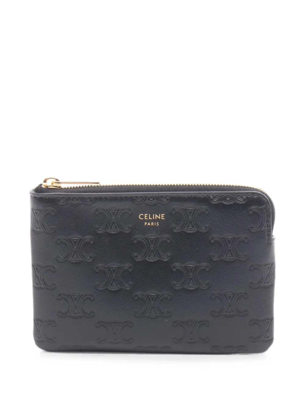 Celine Pre-Owned 2010s Triomphe coin purse - Nero