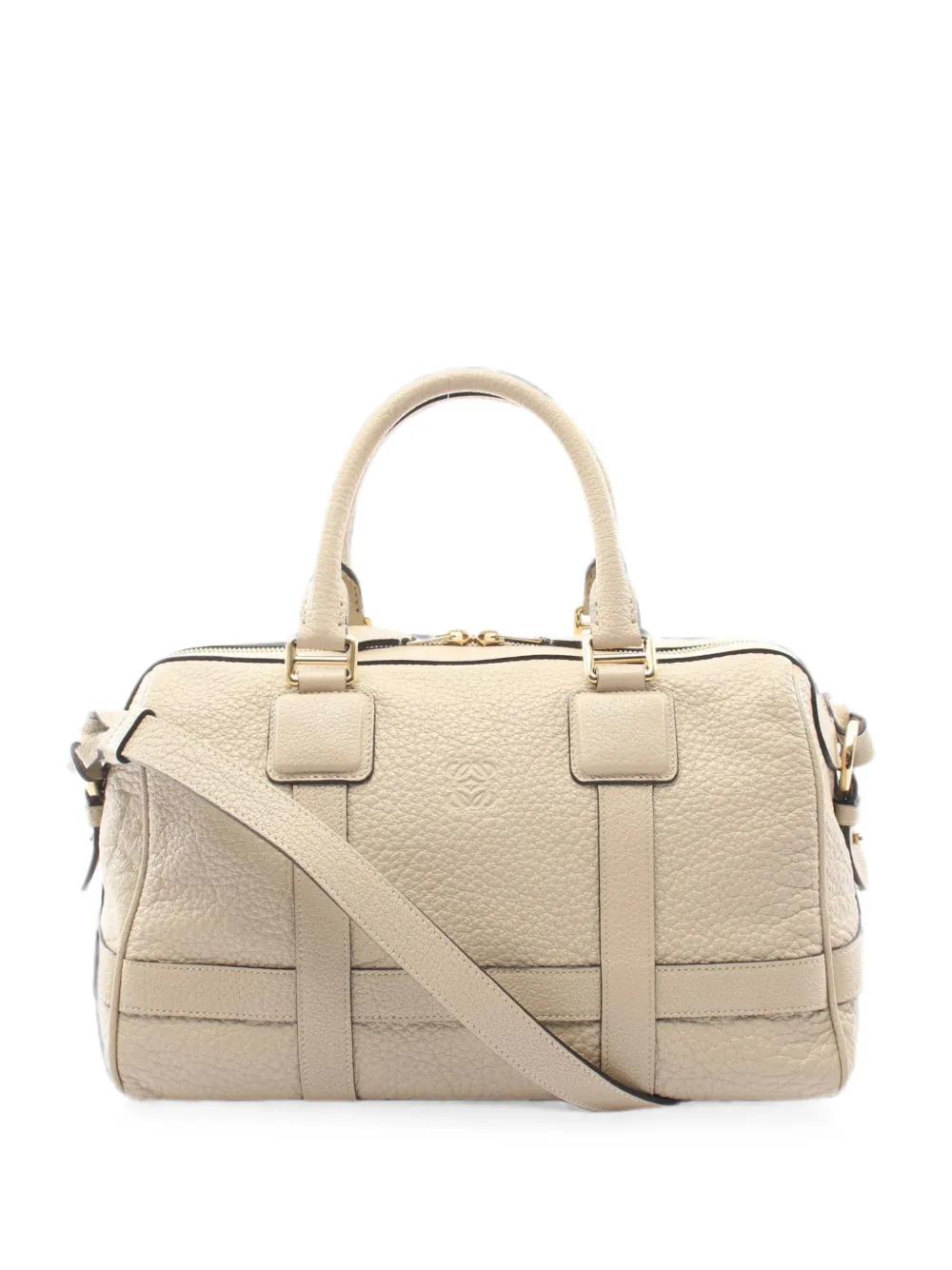 Loewe Pre-Owned 2000s Paseo leather tote bag - Toni neutri
