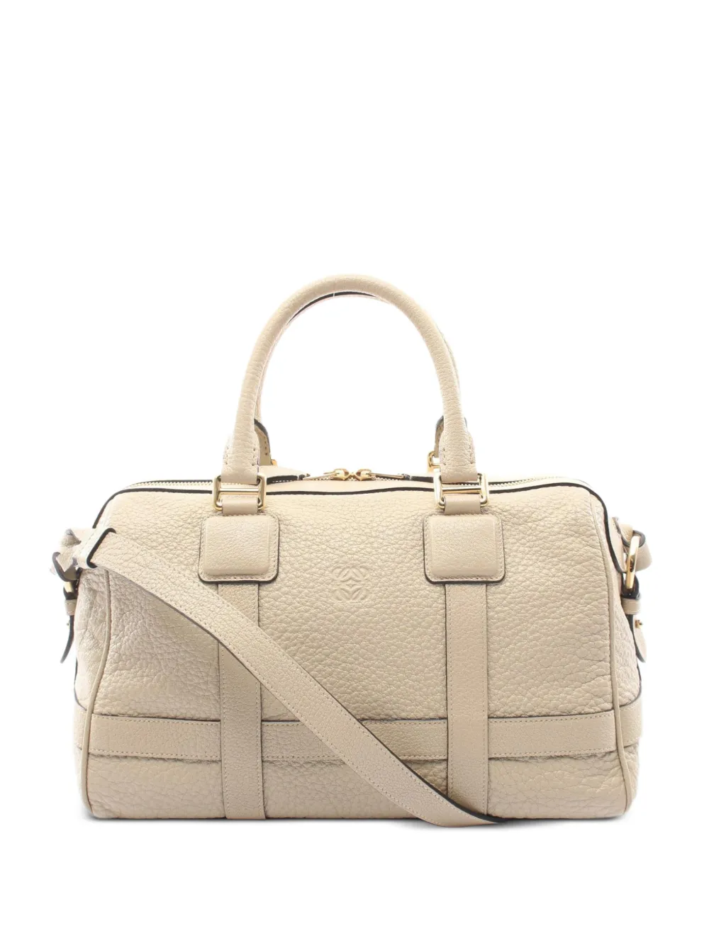 Loewe Pre-Owned 2000s Paseo leather tote bag - Nude