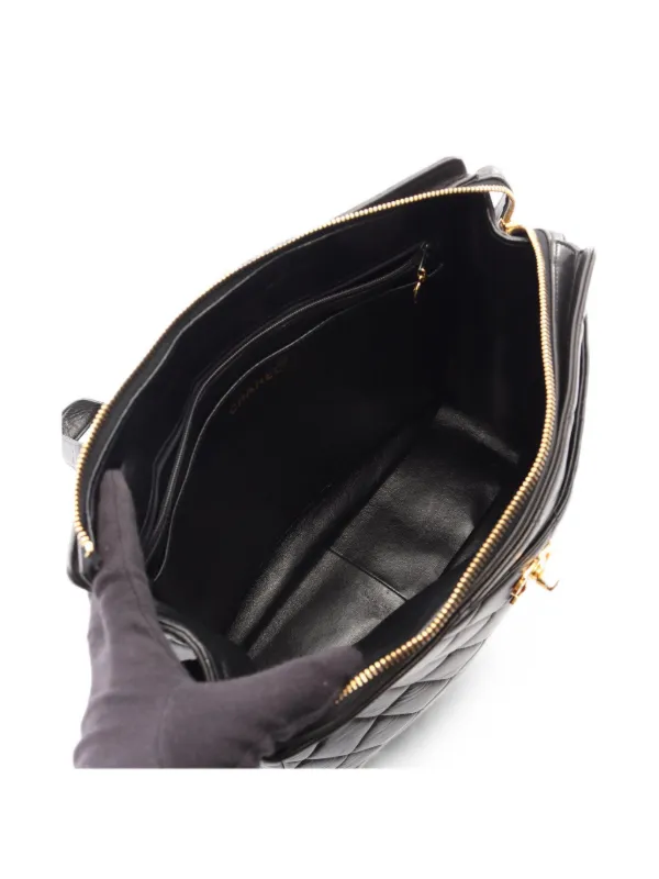 CHANEL Pre-Owned 1996-1997 キルティング レザーバックパック